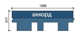 Гибкая черепица Фокстрот 